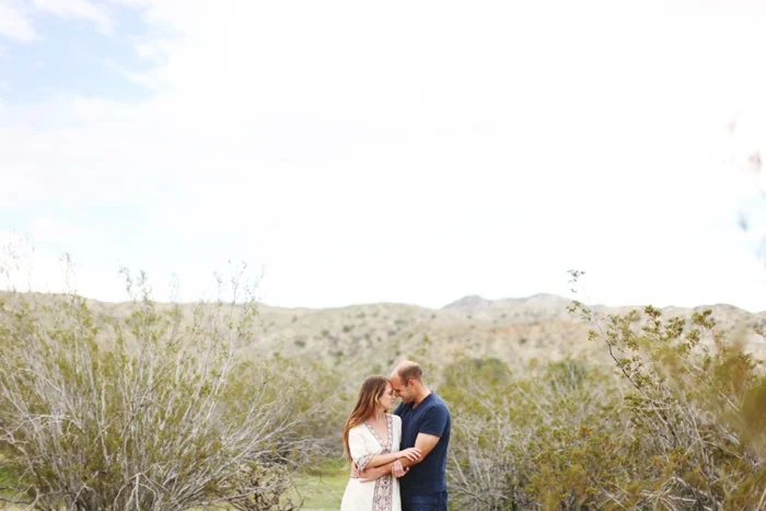 Morongo Canyon, Morongo Valley, desert boho engagement shoot
