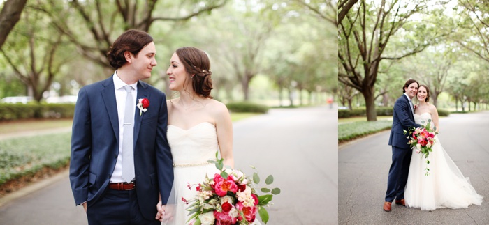 Cypress Grove Estate Orlando Central Florida Blush and Navy Wedding