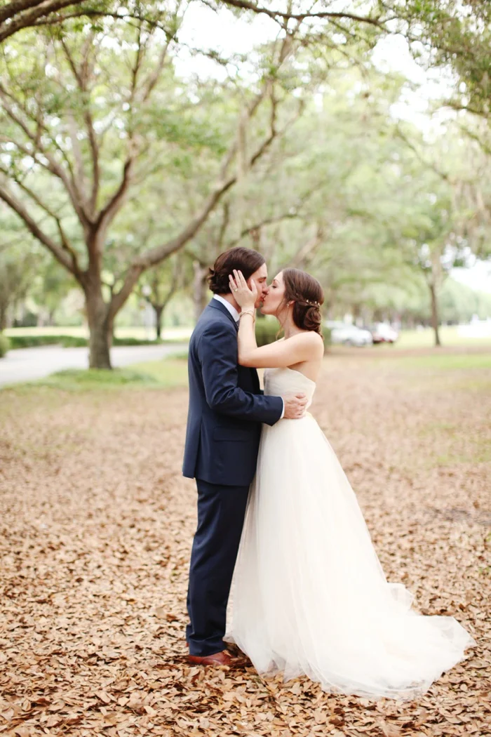 Cypress Grove Estate Orlando Central Florida Blush and Navy Wedding