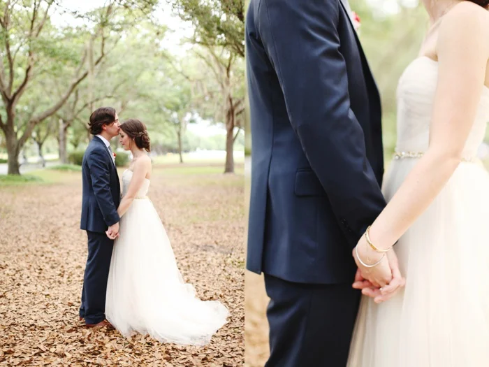 Cypress Grove Estate Orlando Central Florida Blush and Navy Wedding