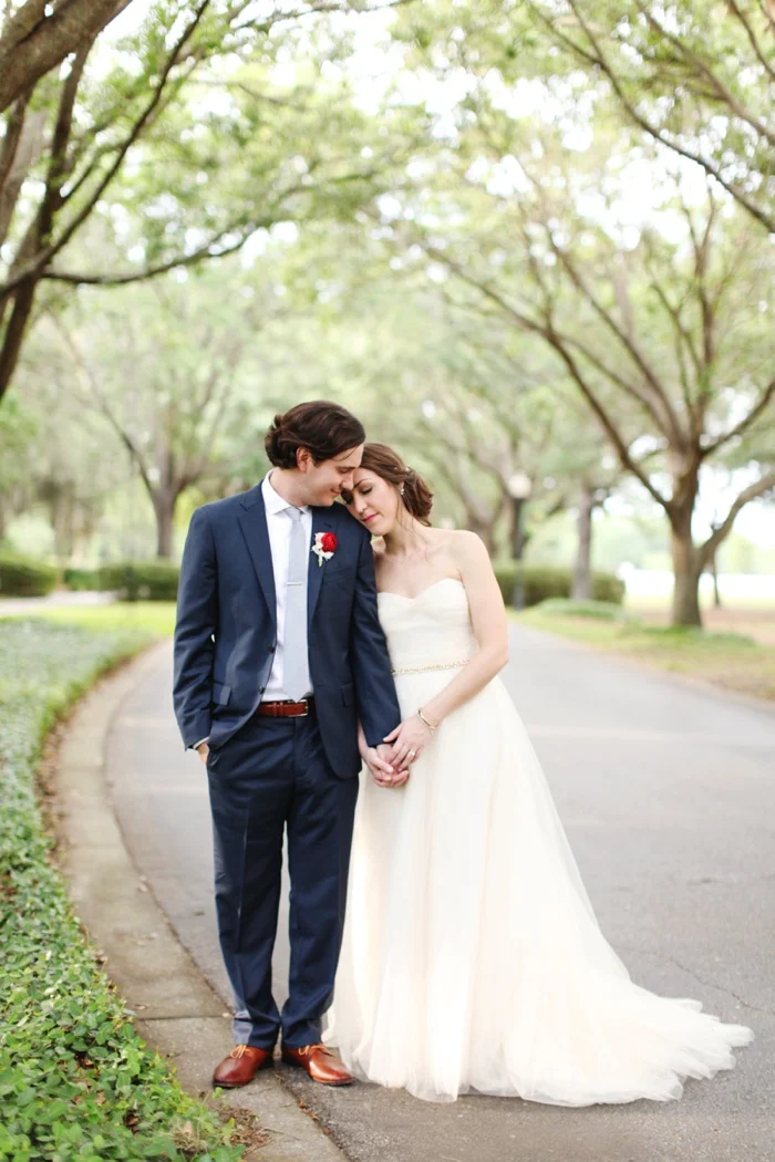 Cypress Grove Estate Orlando Central Florida Blush and Navy Wedding