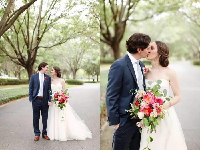 Cypress Grove Estate Orlando Central Florida Blush and Navy Wedding