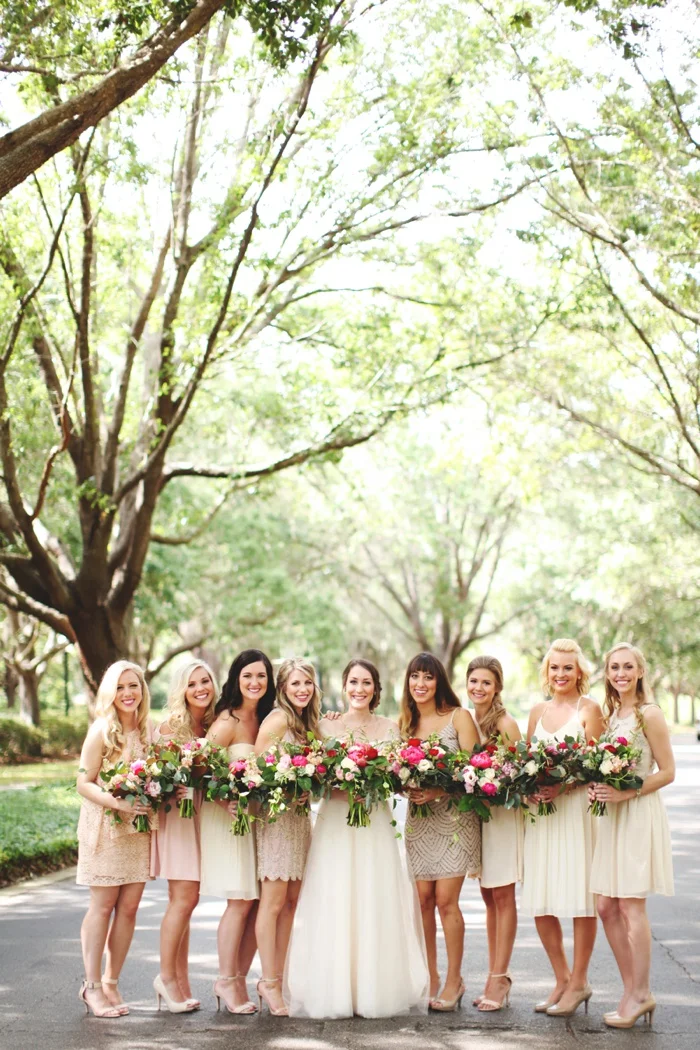 Cypress Grove Estate Orlando Central Florida Blush and Navy Wedding