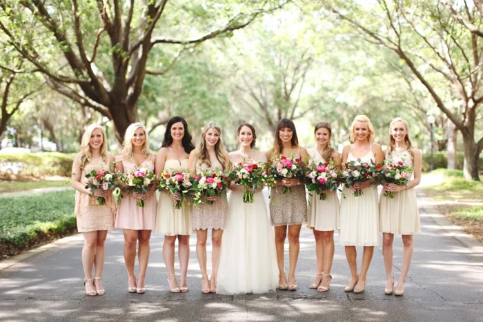 Cypress Grove Estate Orlando Central Florida Blush and Navy Wedding