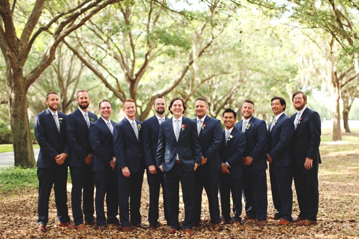 Cypress Grove Estate Orlando Central Florida Blush and Navy Wedding