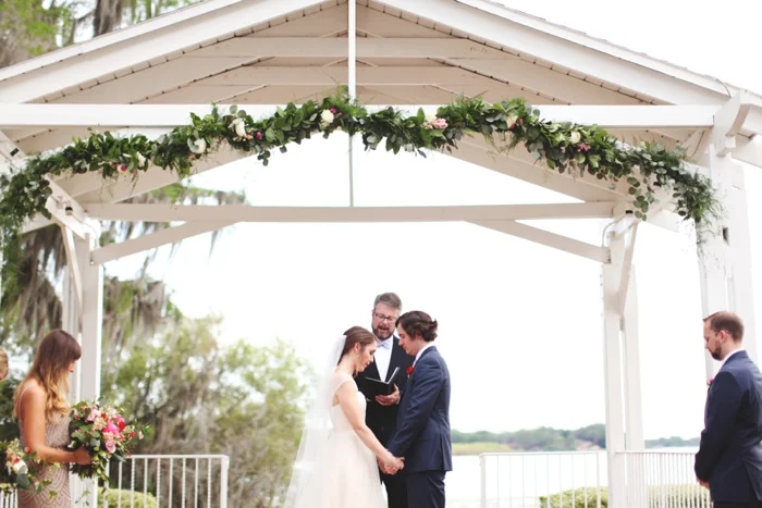 Cypress Grove Estate Orlando Central Florida Blush and Navy Wedding