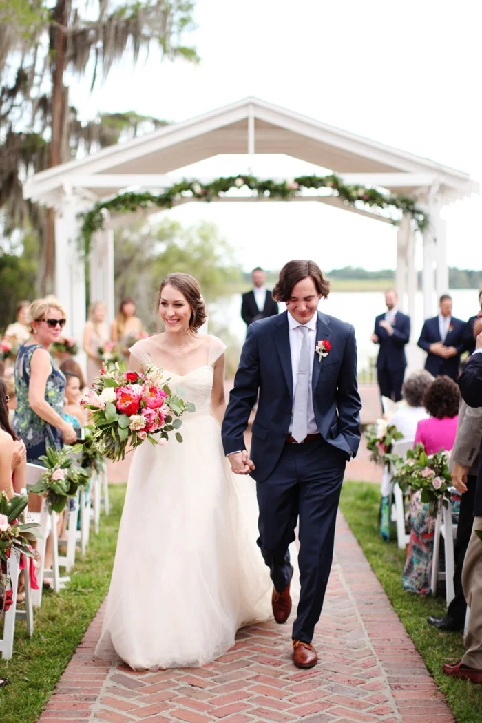 Cypress Grove Estate Orlando Central Florida Blush and Navy Wedding