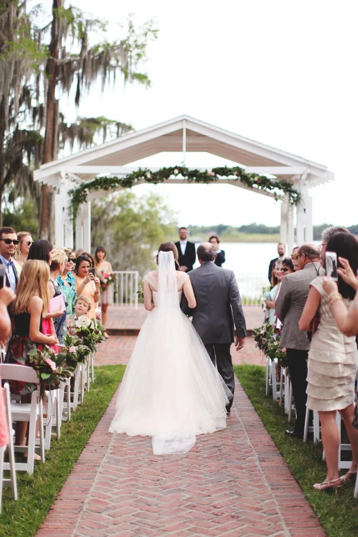 Cypress Grove Estate Orlando Central Florida Blush and Navy Wedding