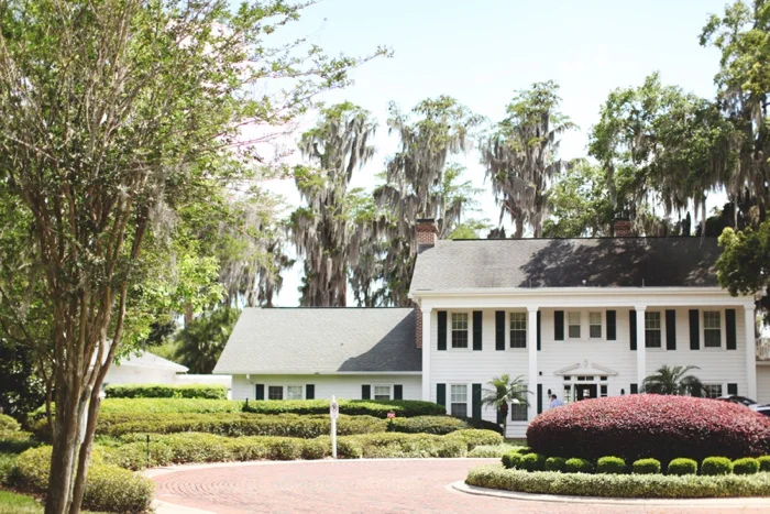 Cypress Grove Estate Orlando Central Florida Blush and Navy Wedding