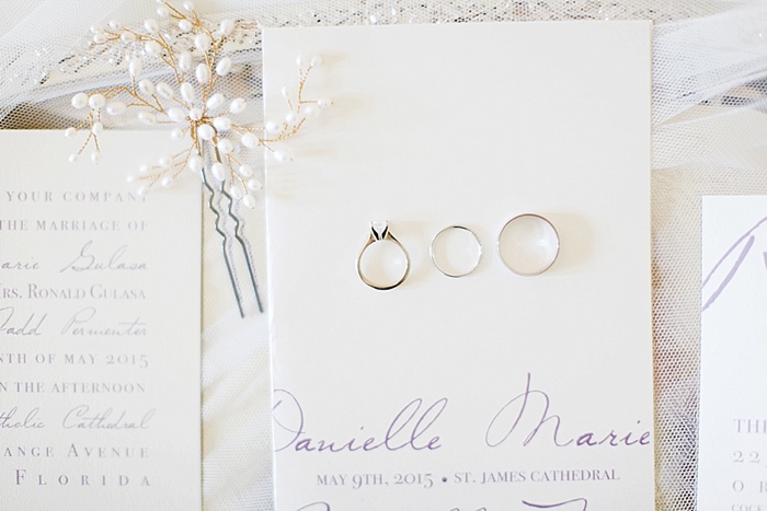 glamorous black tie navy gold and peach downtown orlando wedding photography