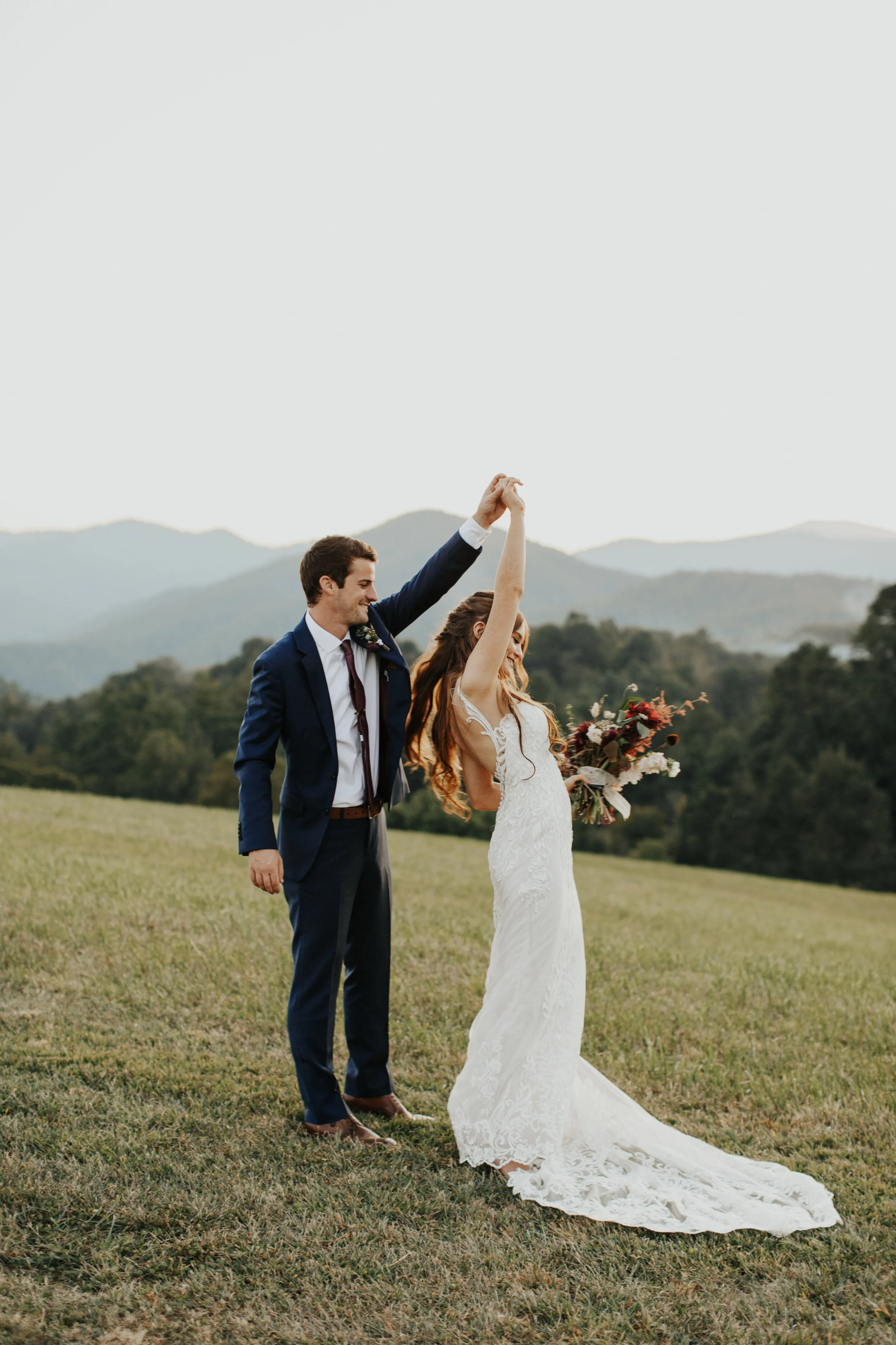 Jack + Delaney Married at the Ridge Asheville North Carolina