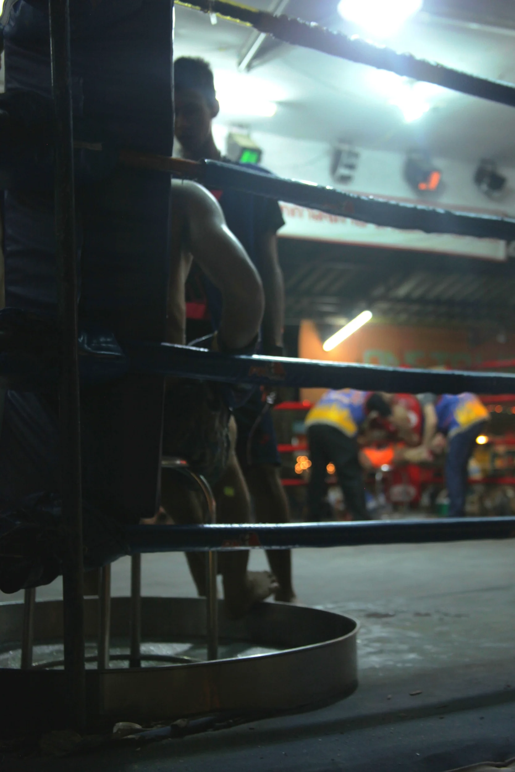 Preparing for the last round.