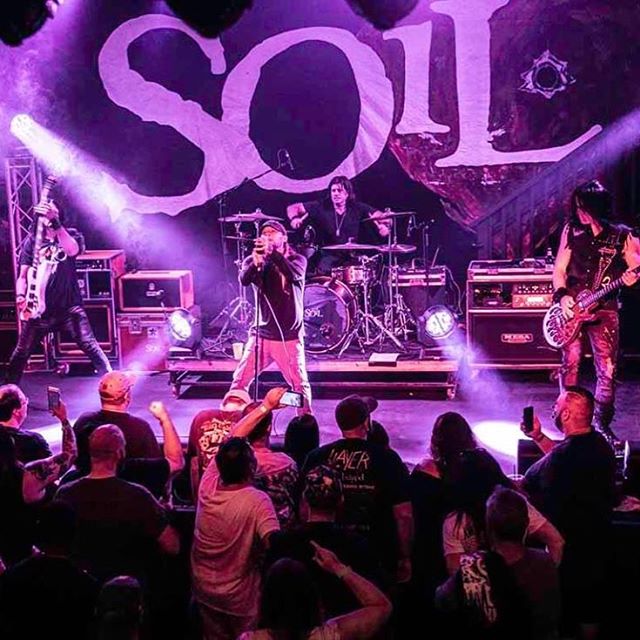 Playing at the Brauerhouse in Lombard ILL tonight with Flaw and the Outfit @soil_official , @flaw_502 , @theoutfitrock #Soiltour