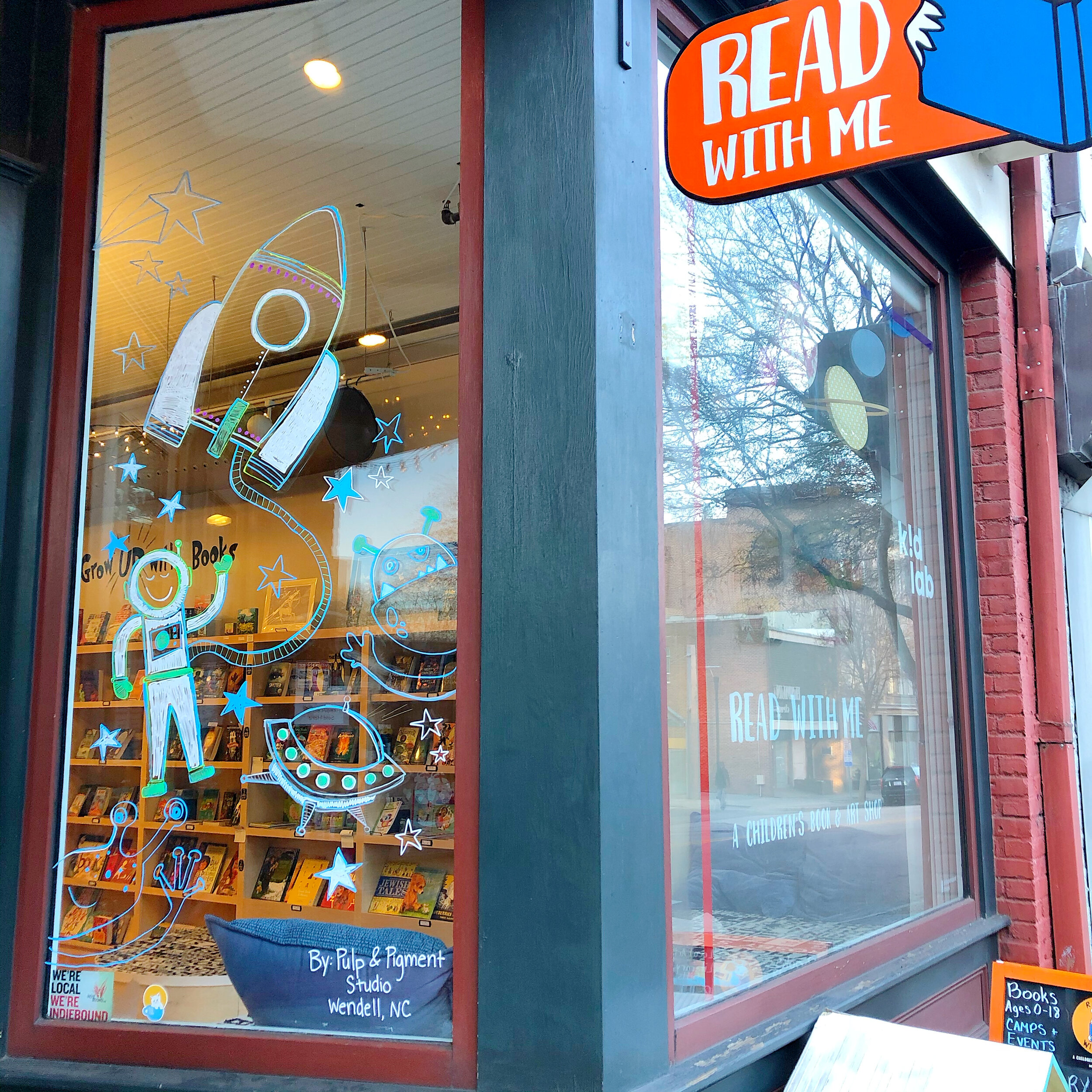 Outer Space Window Display &amp; Artist Spotlight: Chelsea Mason