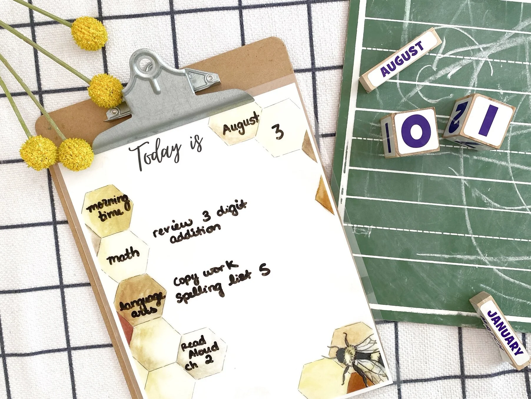 Free Printable Lesson Planner: The Daily Menu