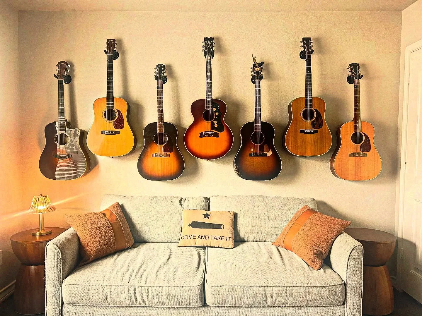 Hung up some of my favorite guitars in my office today!