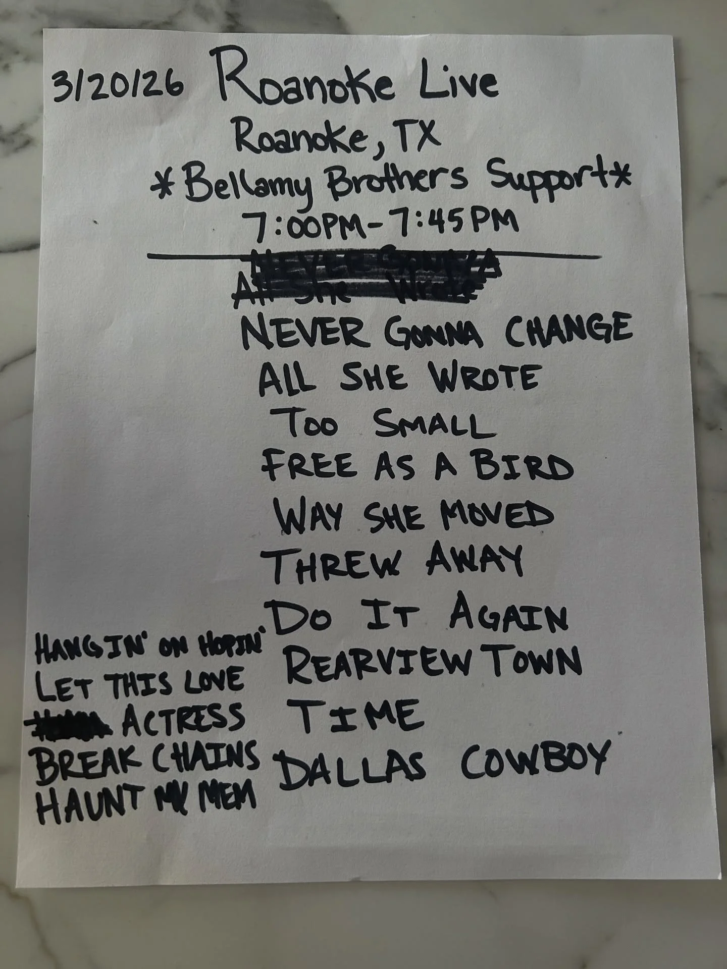 Night #2 with @bellamy_brothers in Roanoke, TX at @chopshoplive
