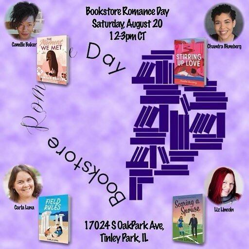 Go see my friends @carlalunacullen and @lizlincolnauthor at @lovessweetarrow for Bookstore Romance Day on August, 20th!!!!