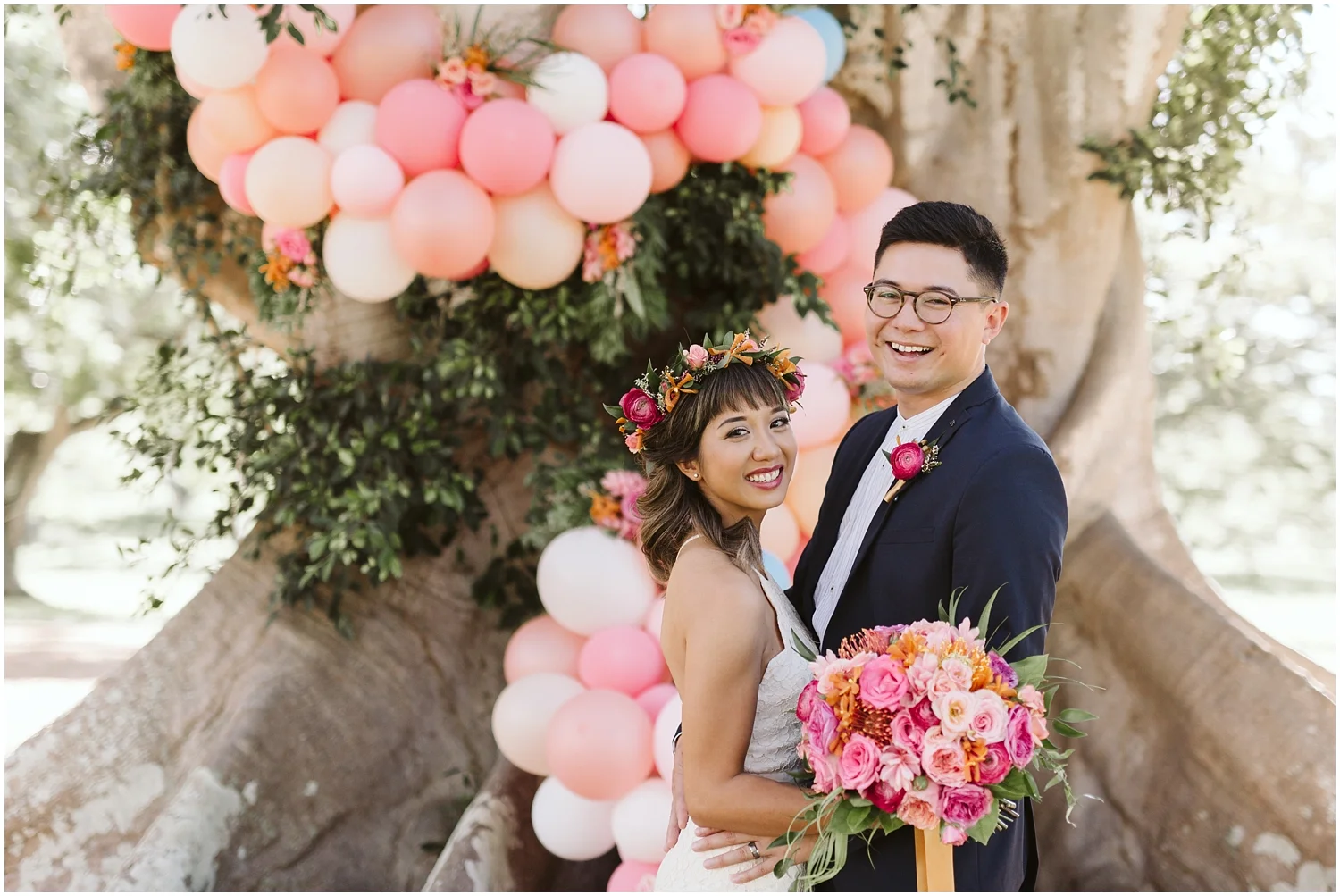 Dillingham Ranch Wedding, Tropical Hawaii Wedding Ceremony, Oahu Hawaii Wedding Ceremony, Hawaii Elopement