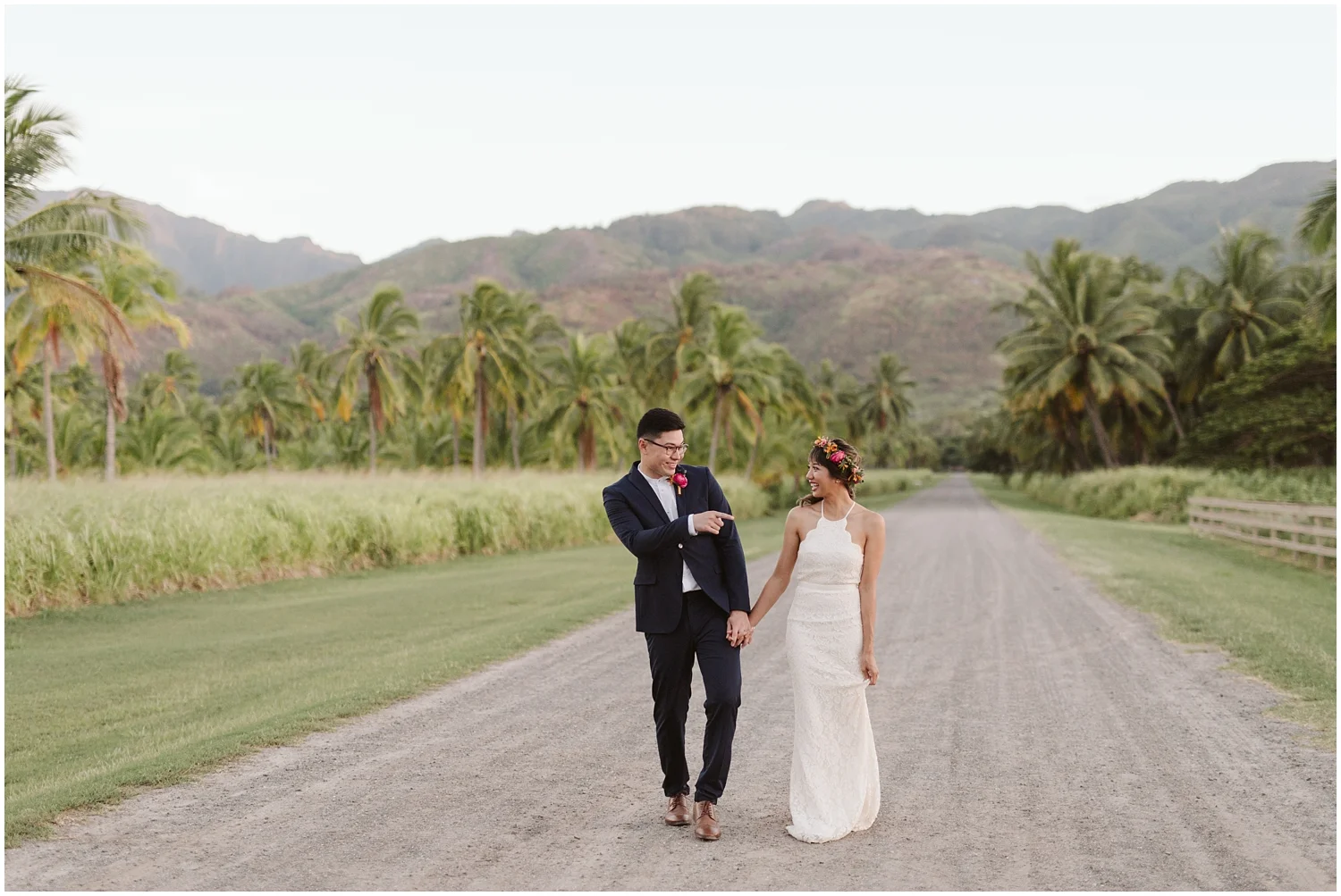 Dillingham Ranch Wedding, Tropical Hawaii Wedding Ceremony, Oahu Hawaii Wedding Ceremony, Hawaii Elopement