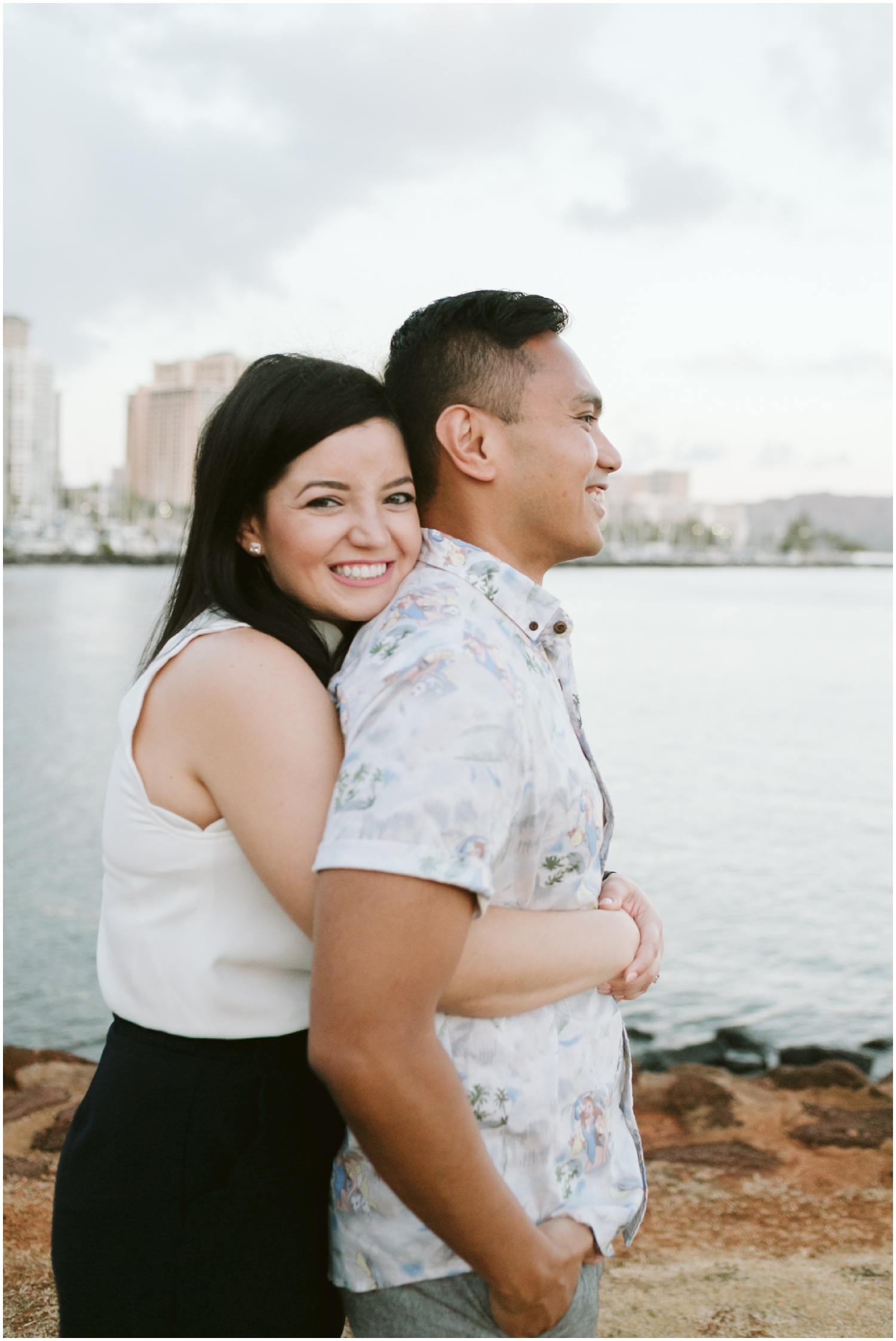 Kakaako Hawaii Engagement Photographer, Kakaako Hawaii Engagement Photos, Kakaako Engagement Session, Honolulu Magic Island, Engagement photos at Magic Island Hawaii, Honolulu Engagement Photographer