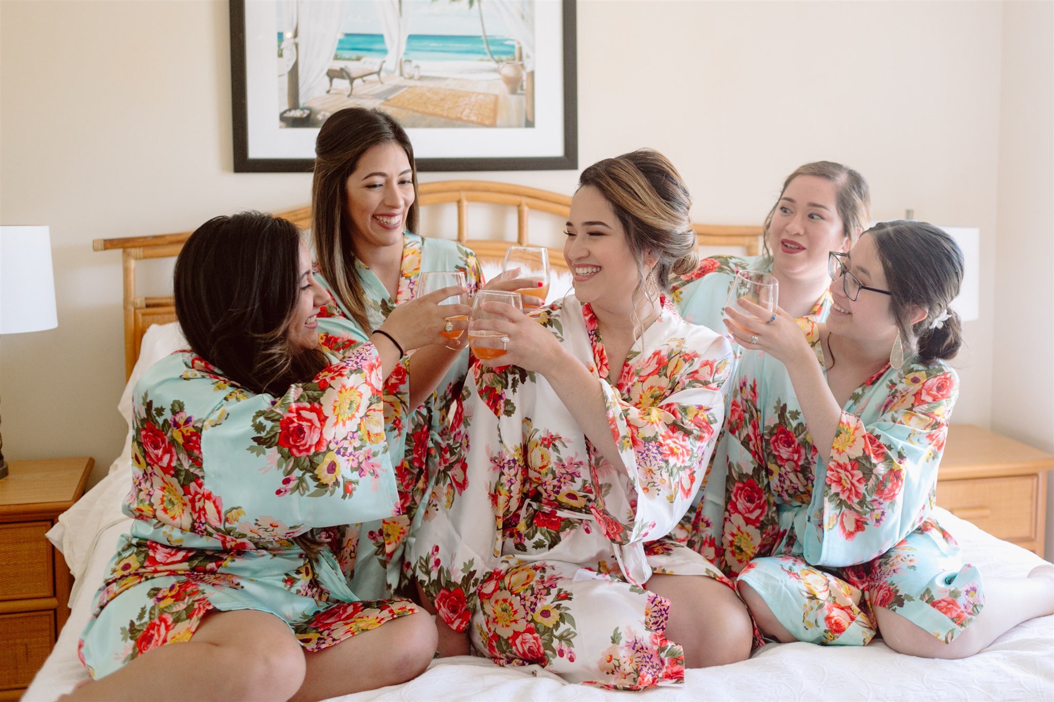 maui-wedding-hair-make up-salon253bride-floral-robe-getting-ready-bridesmaids