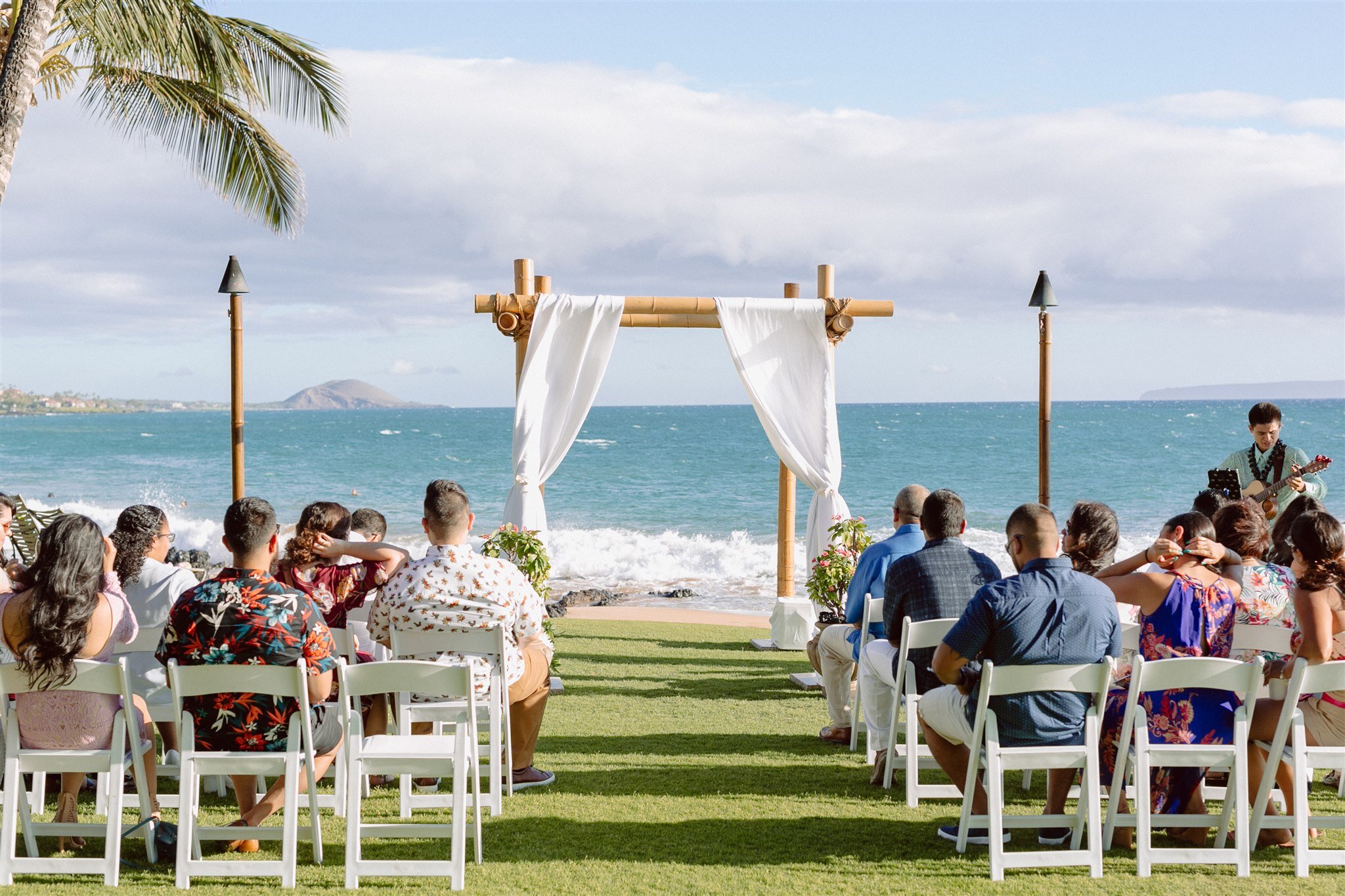 5-Palms-Restaurant-Maui-Hawaii-Wedding-ceremony-palm-trees-ocean-view
