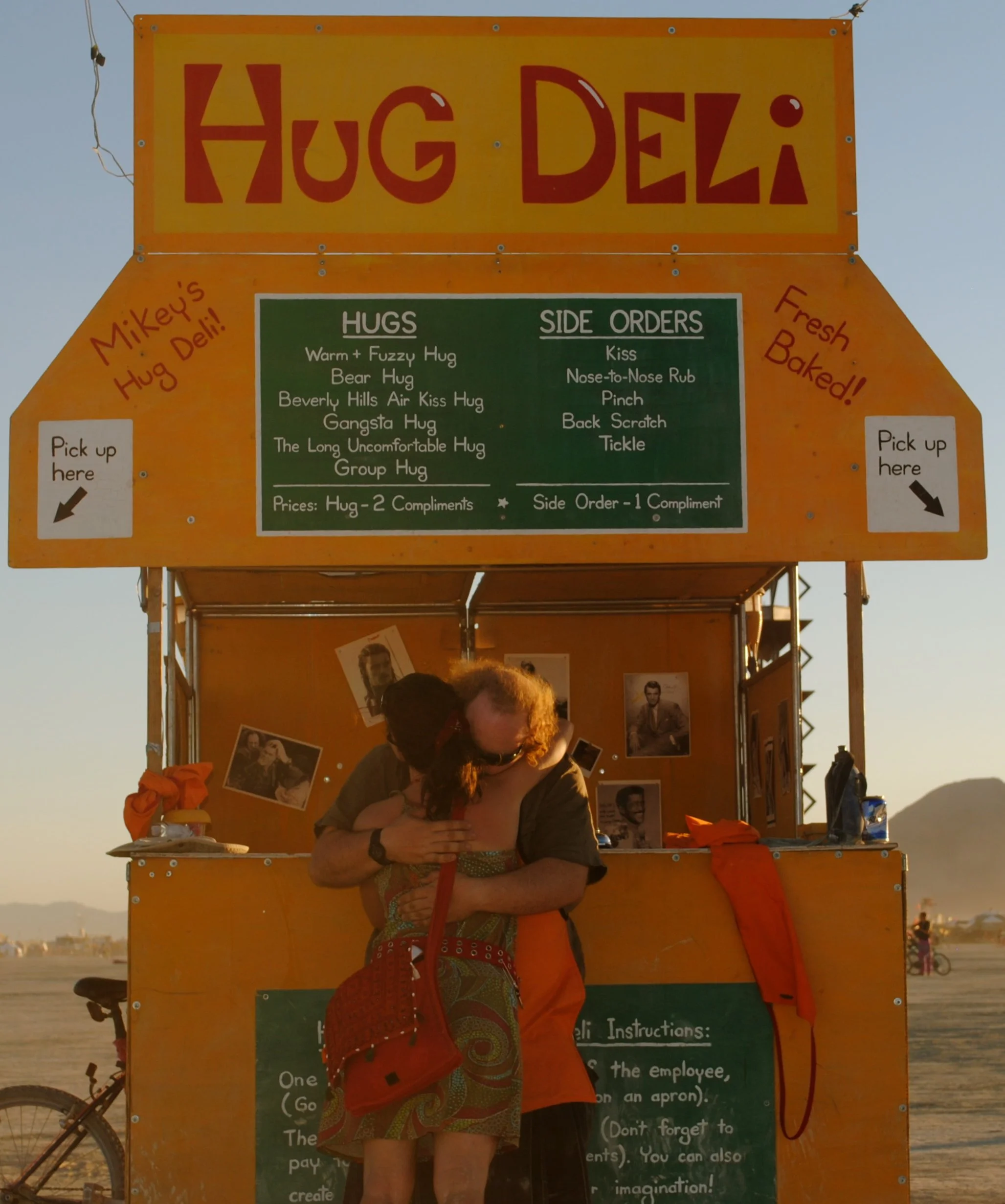  A deli that instead of offering meat offers a momentary sense of emotional connection.  