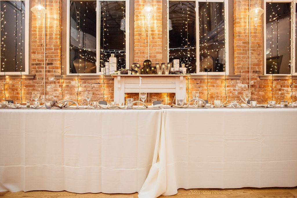 The head table.