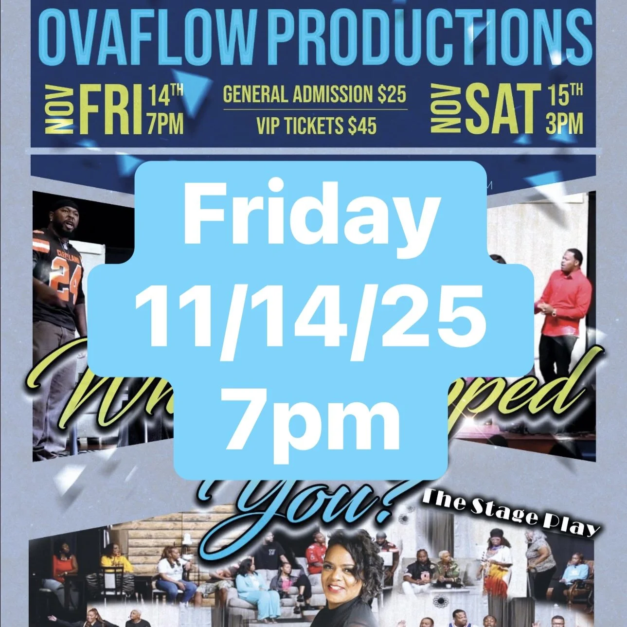 Who Dropped You? 11/14/25 (Friday) 7pm