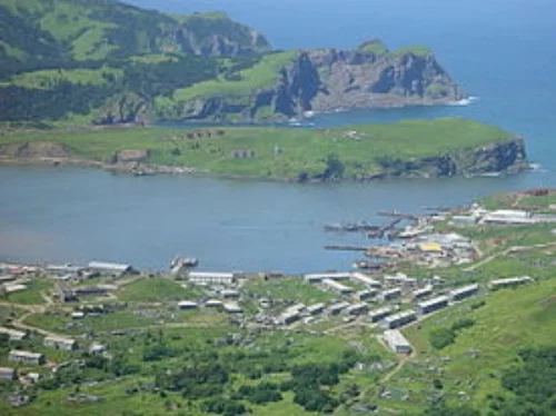 Main Russian Main Village in Shikotan, Kuril Islands (Надежда Голумбиевская)