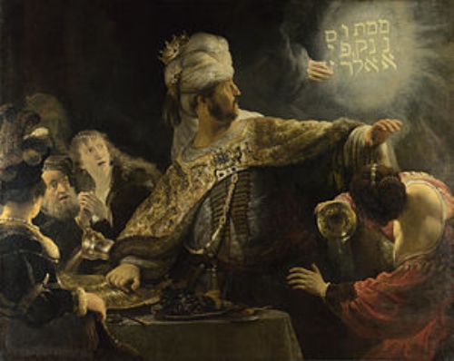 Handwriting on the Wall (Rembrandt) 