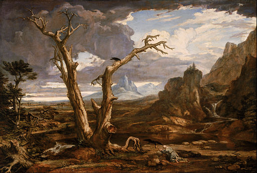 "Elijah in the wilderness"