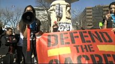 ‘Not My President’ protesters