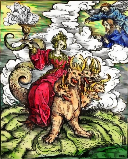 Burgkmair’s 1523 portrayal of Mystery Babylon