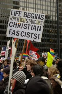 Demonstration Against Biblical Beliefs in Chicago (Andrew Ciscel)