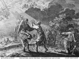 ‘The Rapture of One in the Field’ etching