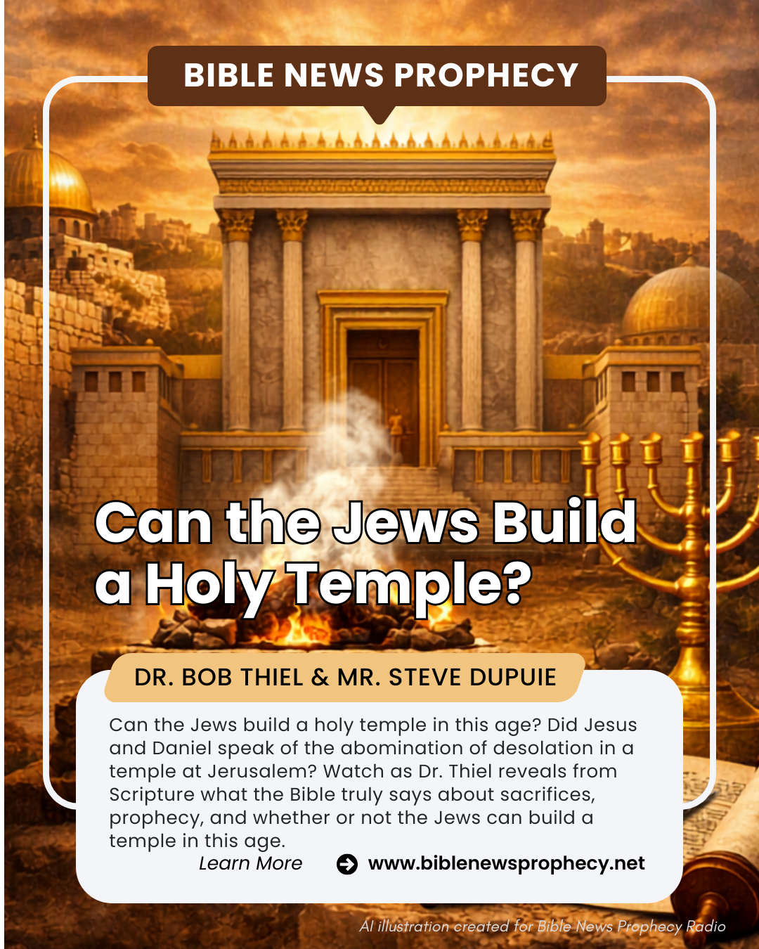 Can the Jews build a Holy Temple?