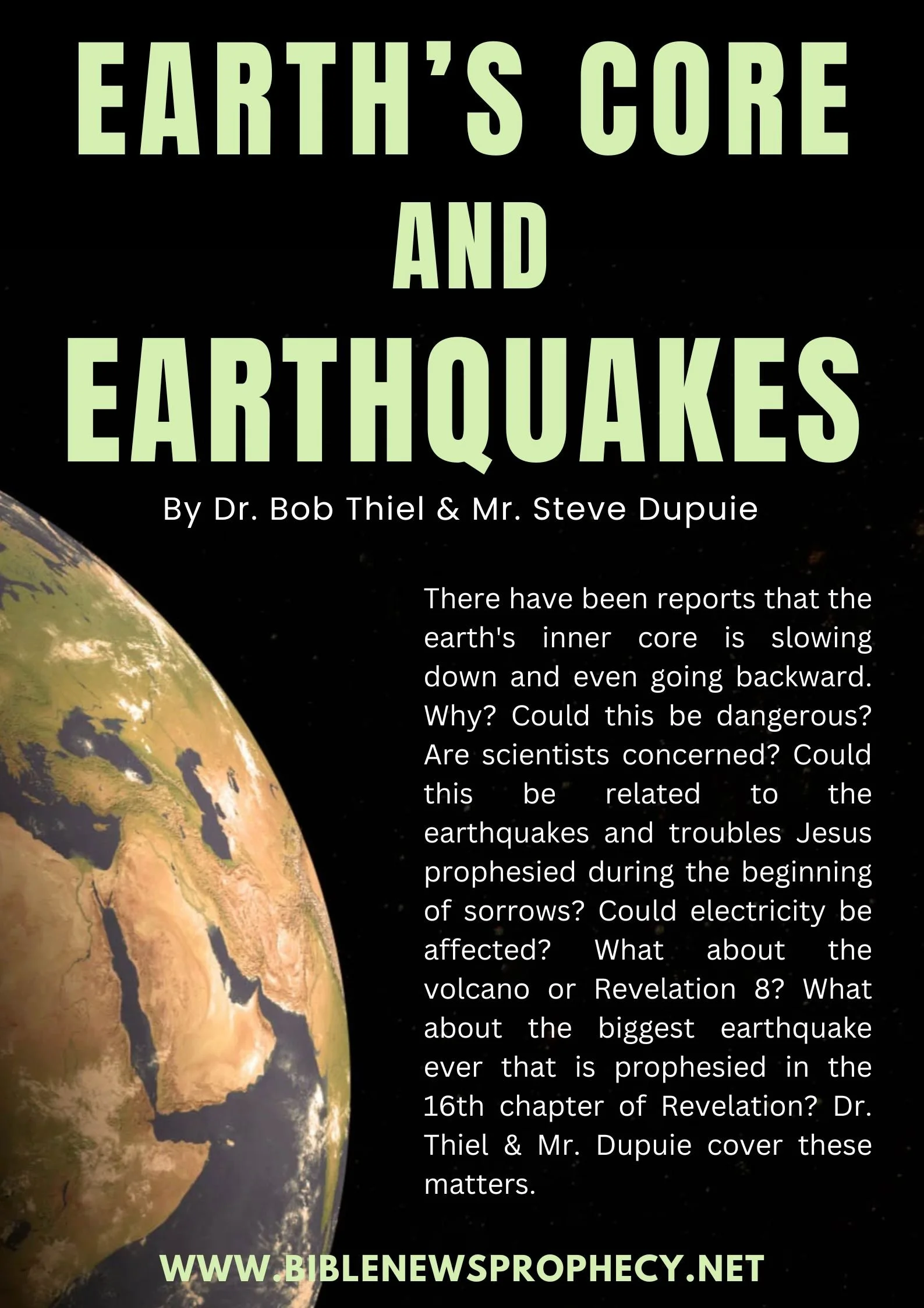 Earthquakes bible