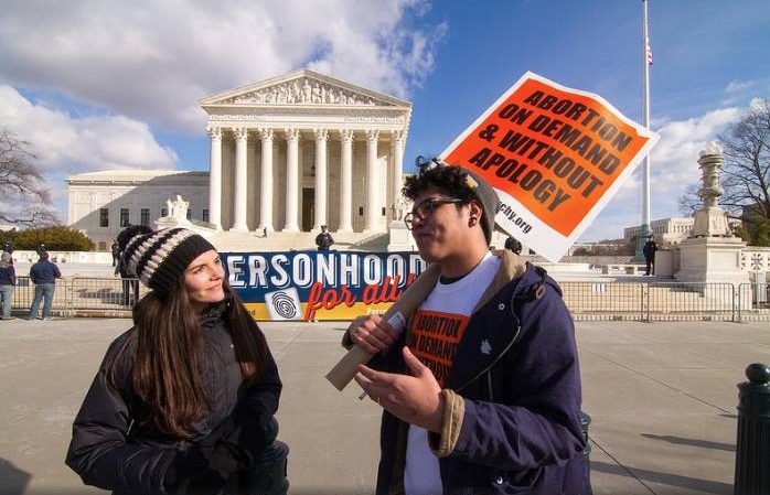 Angie working to change hearts // Supreme Court Washington DC