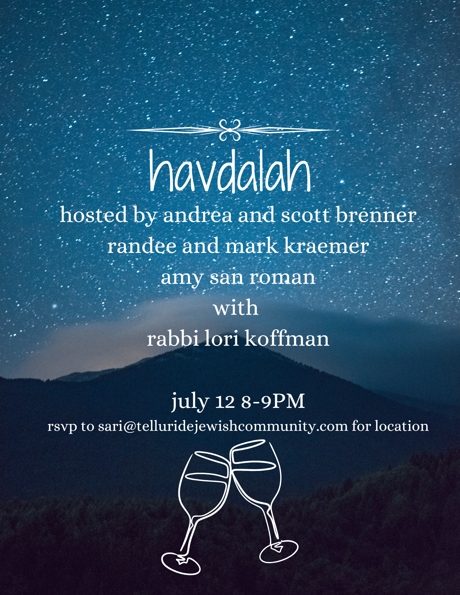 Havdalah Under the Sky