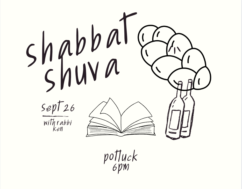 Shabbat Shuva: September 26 Shabbat