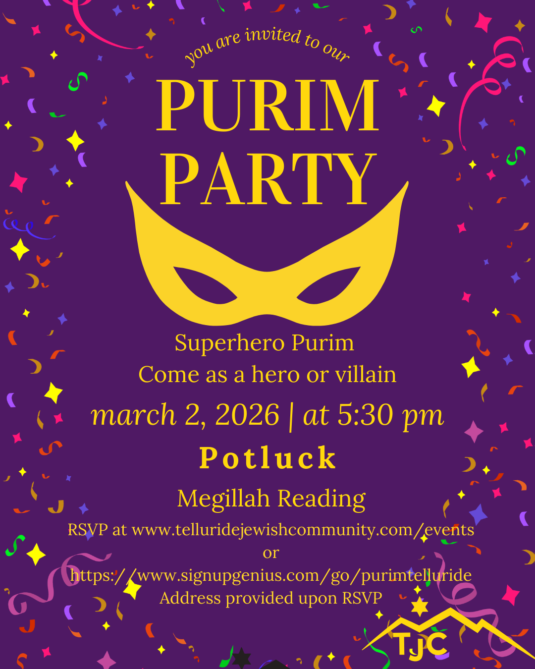 Purim in Telluride!