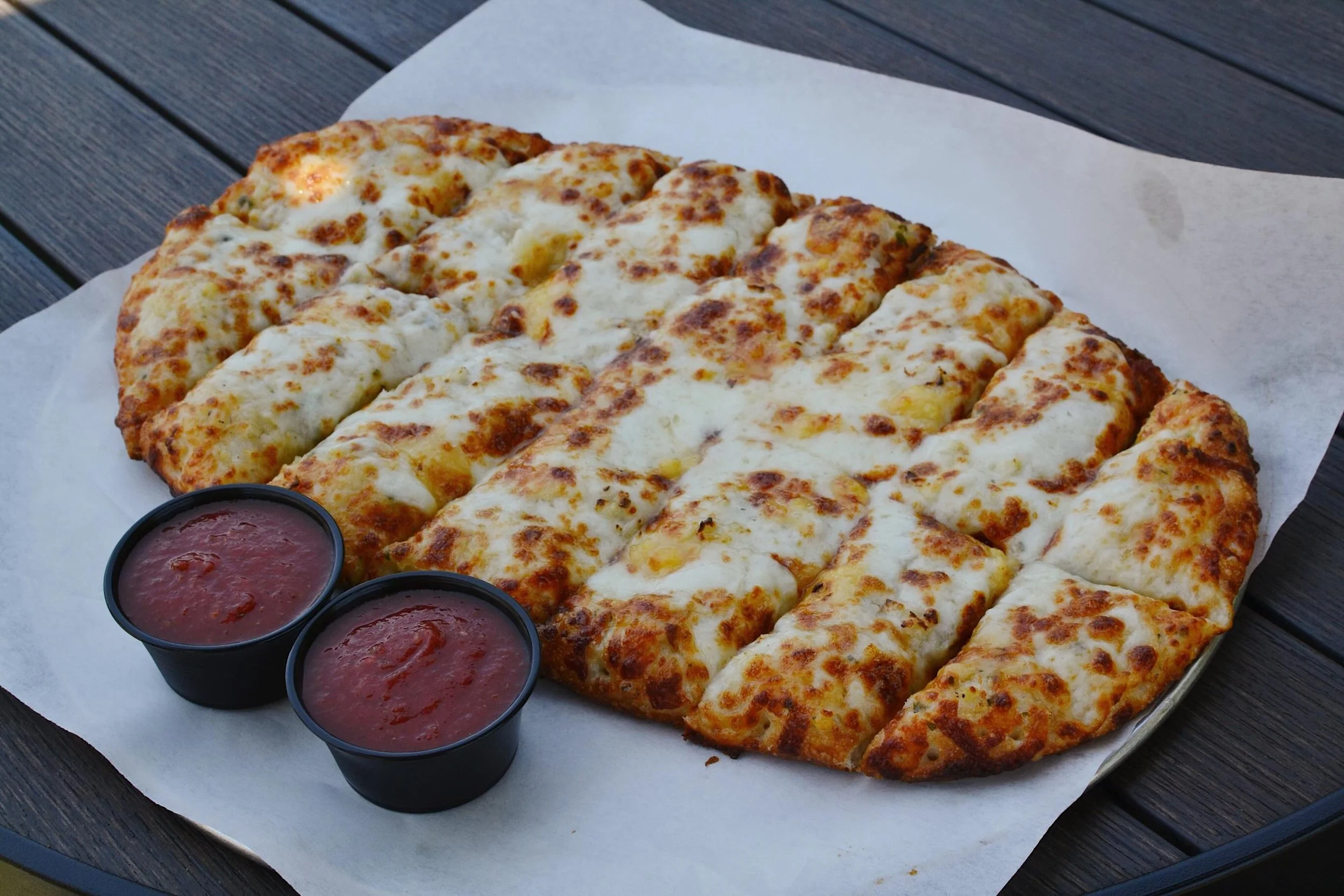 All May long at our Santa Barbara location, we&rsquo;ll be donating a slice of the profits from every order of Garlic Pizza Sticks to Angels Foster Care through our Piece of the Pie program.

Enjoy pizza 🤝 support your community! 

#InstitutionAleCo