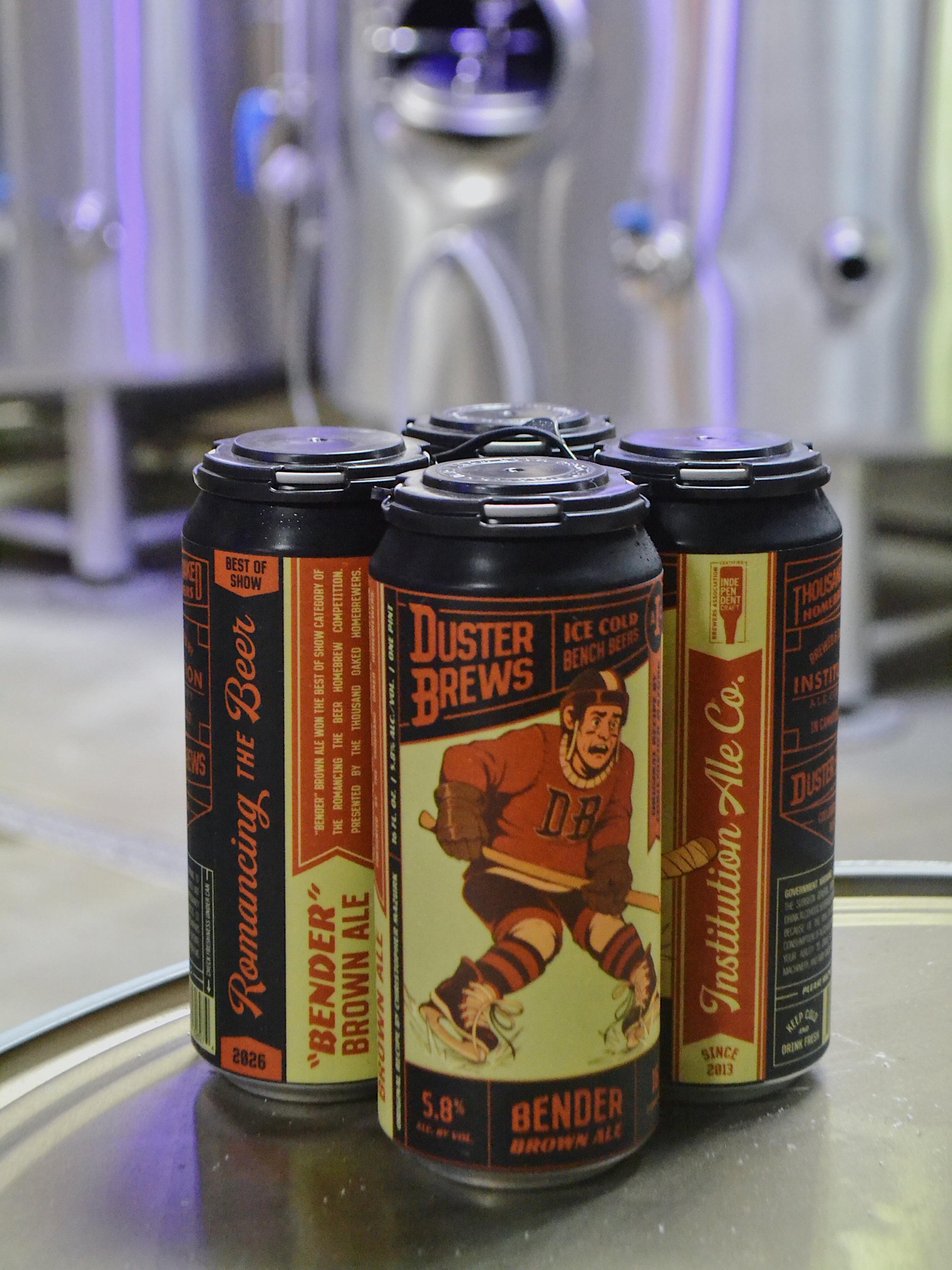 Our annual collab with the winner of the @toakedbrew Romancing the Beer Homebrew Competition is on tab now in SB! Recipe by @cmazurk , Bender Brown is an English Brown Ale with smooth toasted malt character, a fuller body, and subtle fruity notes fro