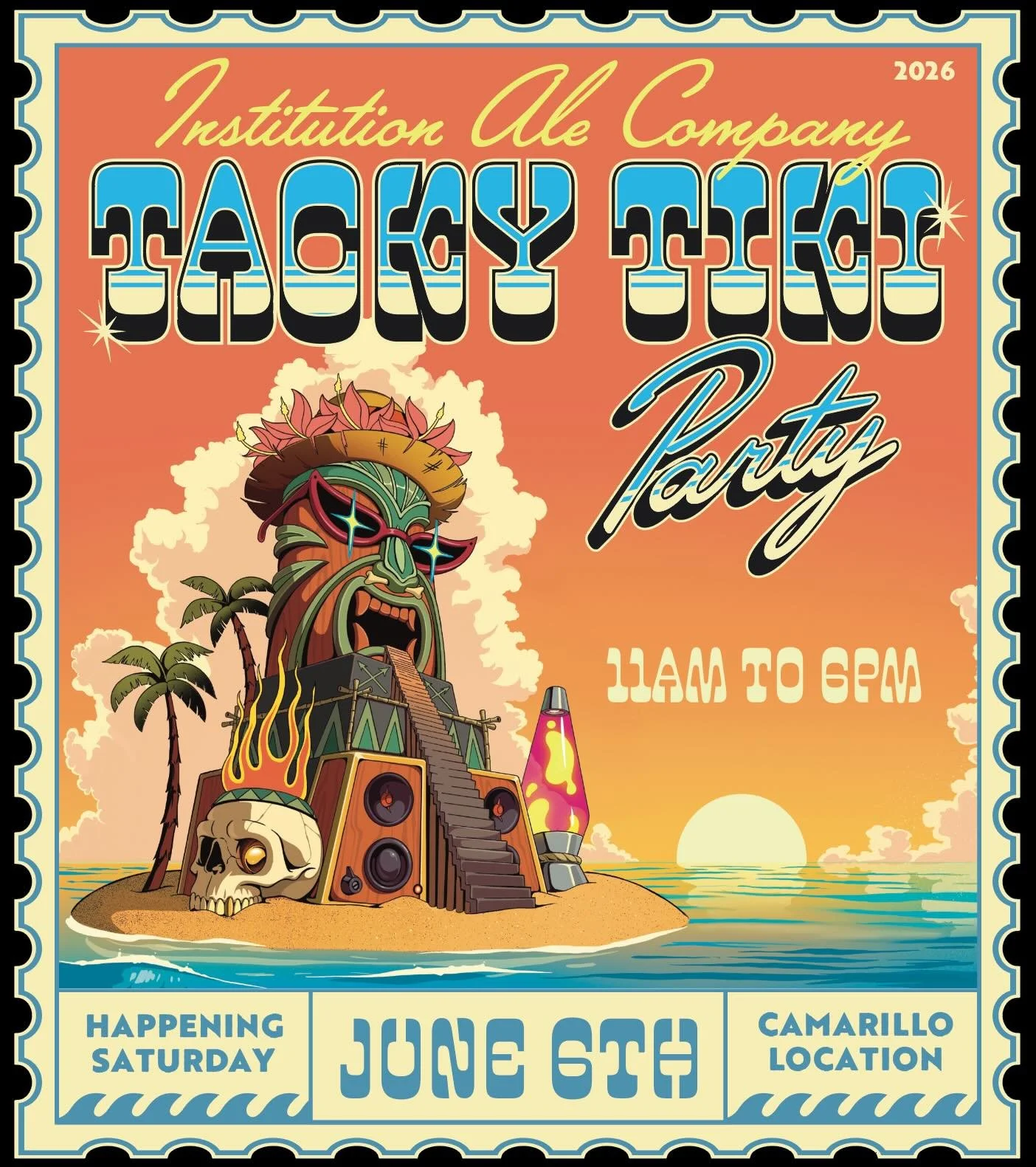 🌴🍺 TACKY TIKI PARTY IS NEXT SATURDAY! 🍺🌴

We&rsquo;re going all out from 11AM&ndash;6PM at our Camarillo location with a fresh beer release, live music, food trucks, exclusive merch, photo ops, and more.

🍺 2026 Tiki Ale (Tropical Pale Ale) on t