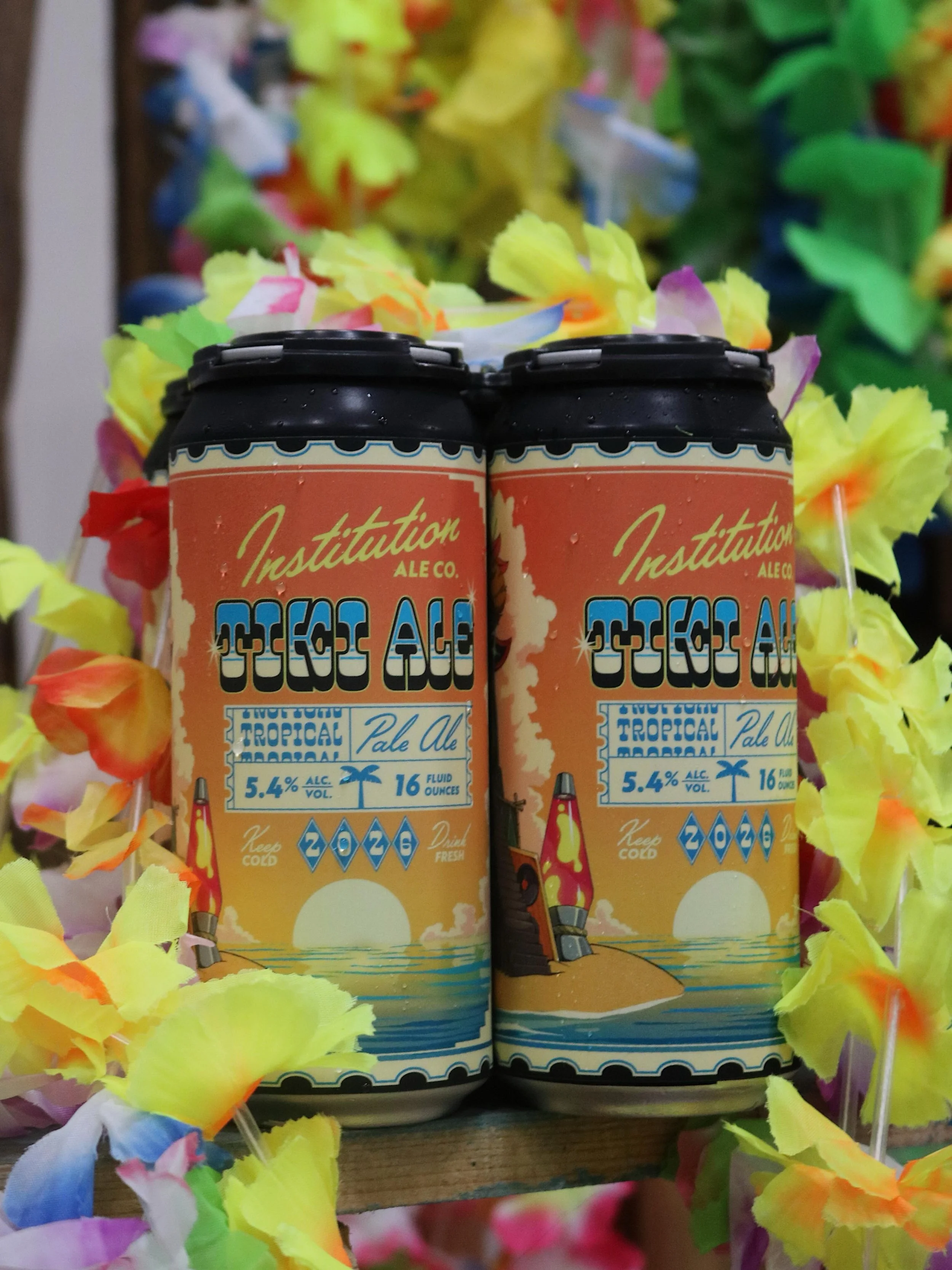 One more day! 🌴🍺 Who&rsquo;s ready?! Our Tacky Tiki Party kicks off tomorrow at 11am with our Tiki Ale beer release, live music all day, tiki merch, good food &amp; sweet treats, games, Photo Booth, face painting, and plenty of tropical vibes. See 