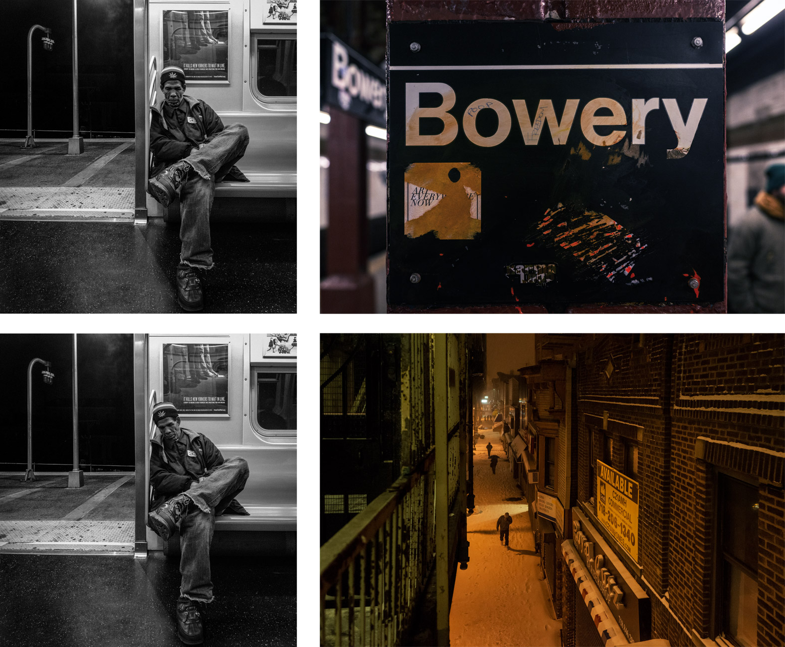 J 2 Manhattan, variation, 2015. C-prints, on photo paper.