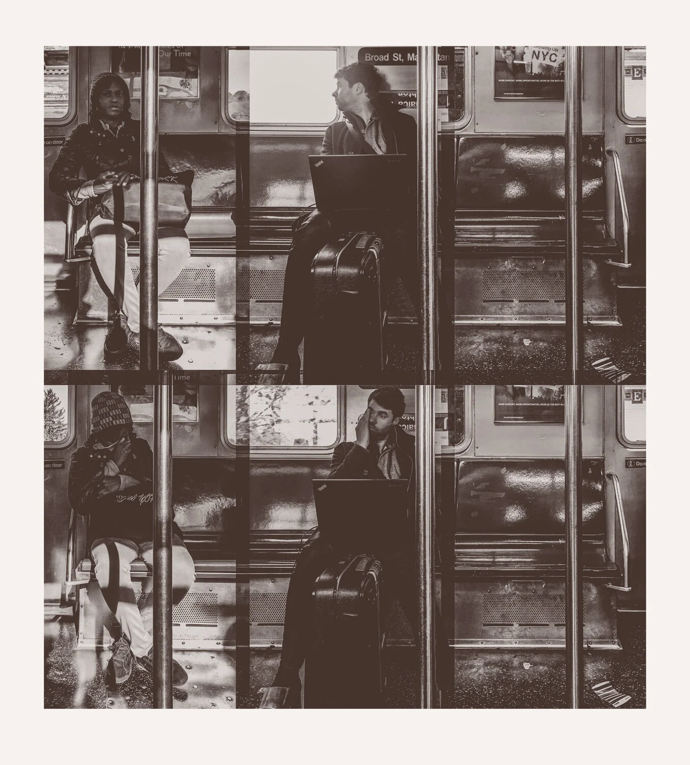 J 2 Manhattan & Back 24-7-365 Part 2 #021, 2018. C-print.