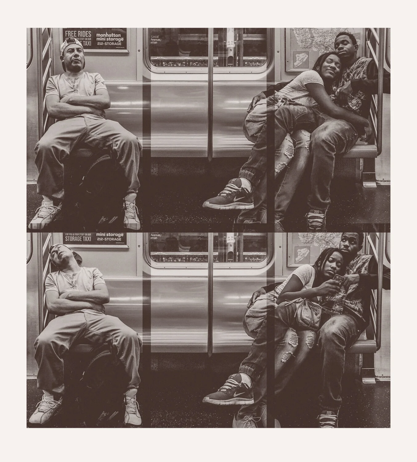 J 2 Manhattan & Back 24-7-365 Part 2 #021, 2018. C-print.